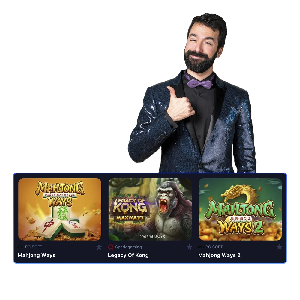 Cobalah slot populer dari kasino 1win.