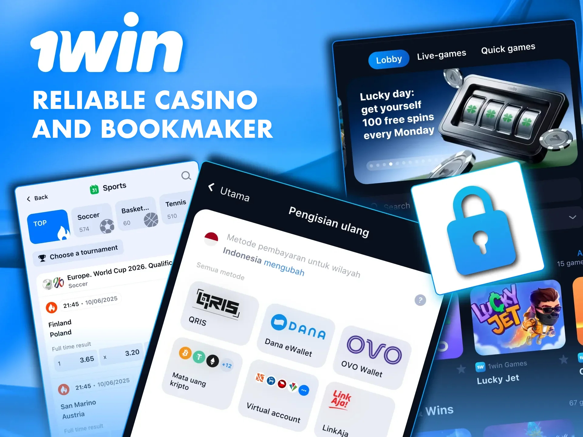 Bet at 1win and enjoy the best customer service.