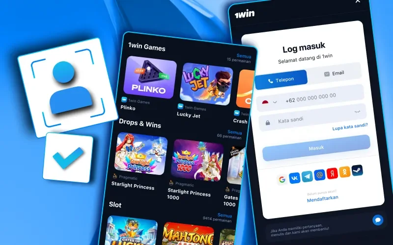 Pastikan data yang dimasukkan saat masuk ke situs web 1win sudah benar.