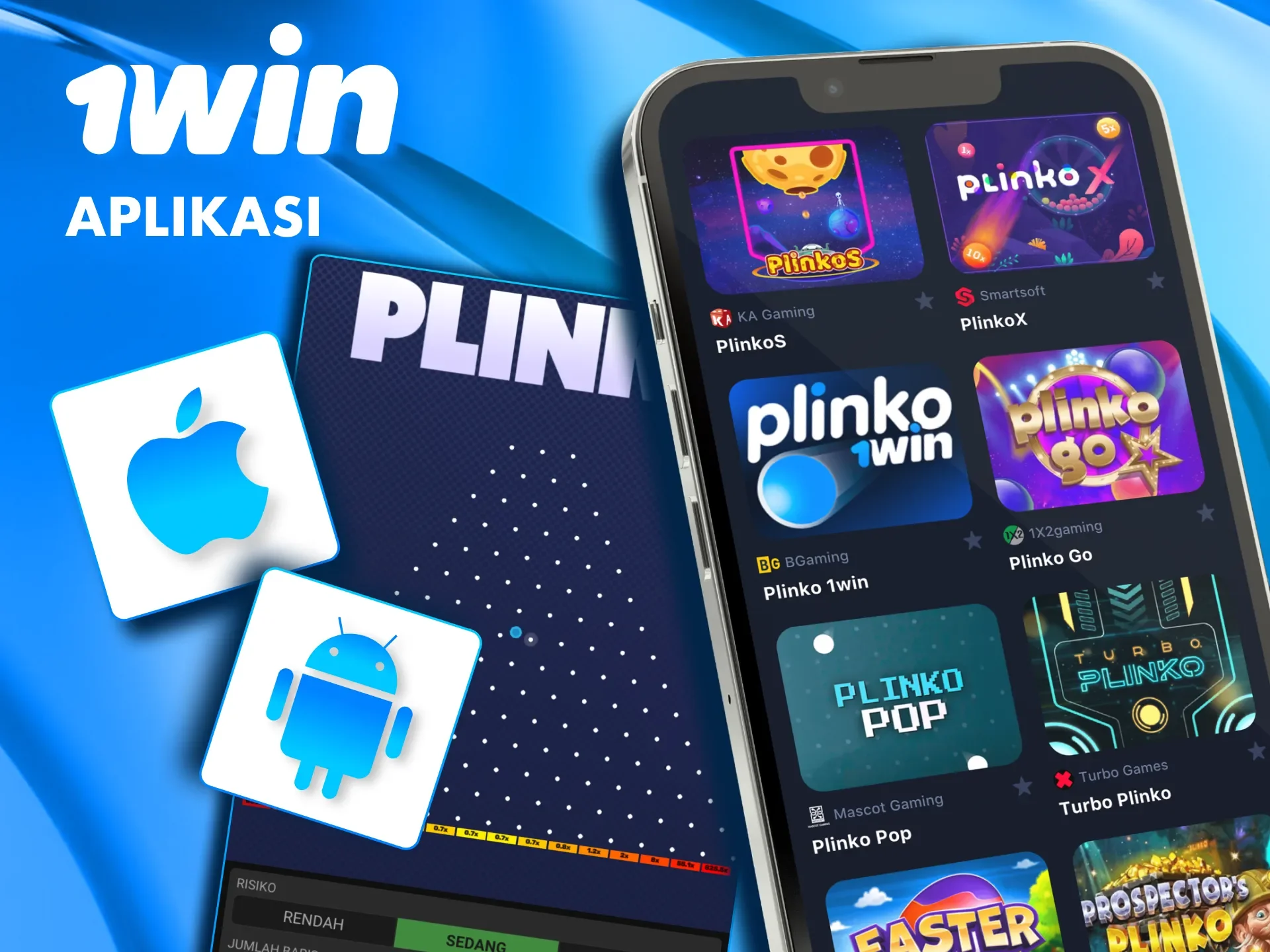 Mainkan Plinko di 1win langsung dari aplikasi mobile.