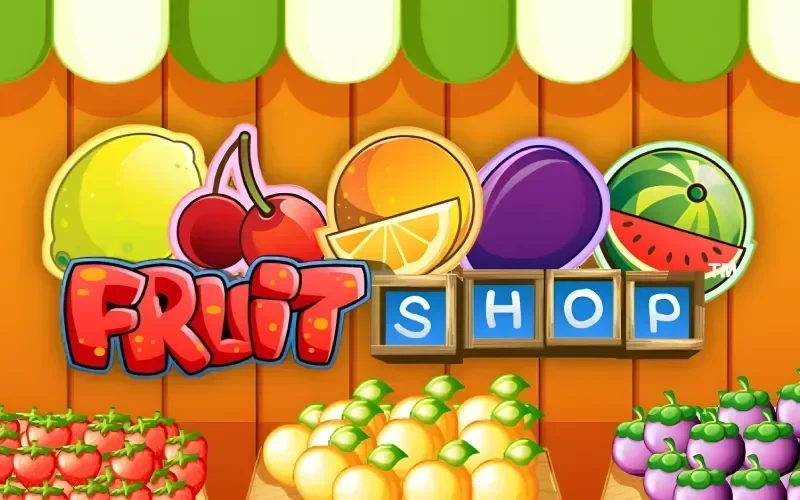 Fruit Shop at 1win features bright graphics and free spins features.