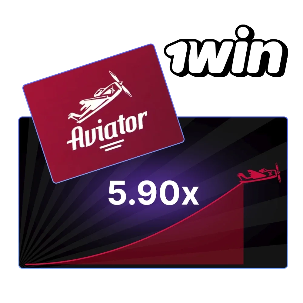 Mainkan dan dapatkan hadiah besar dalam permainan Aviator dari 1win Casino.