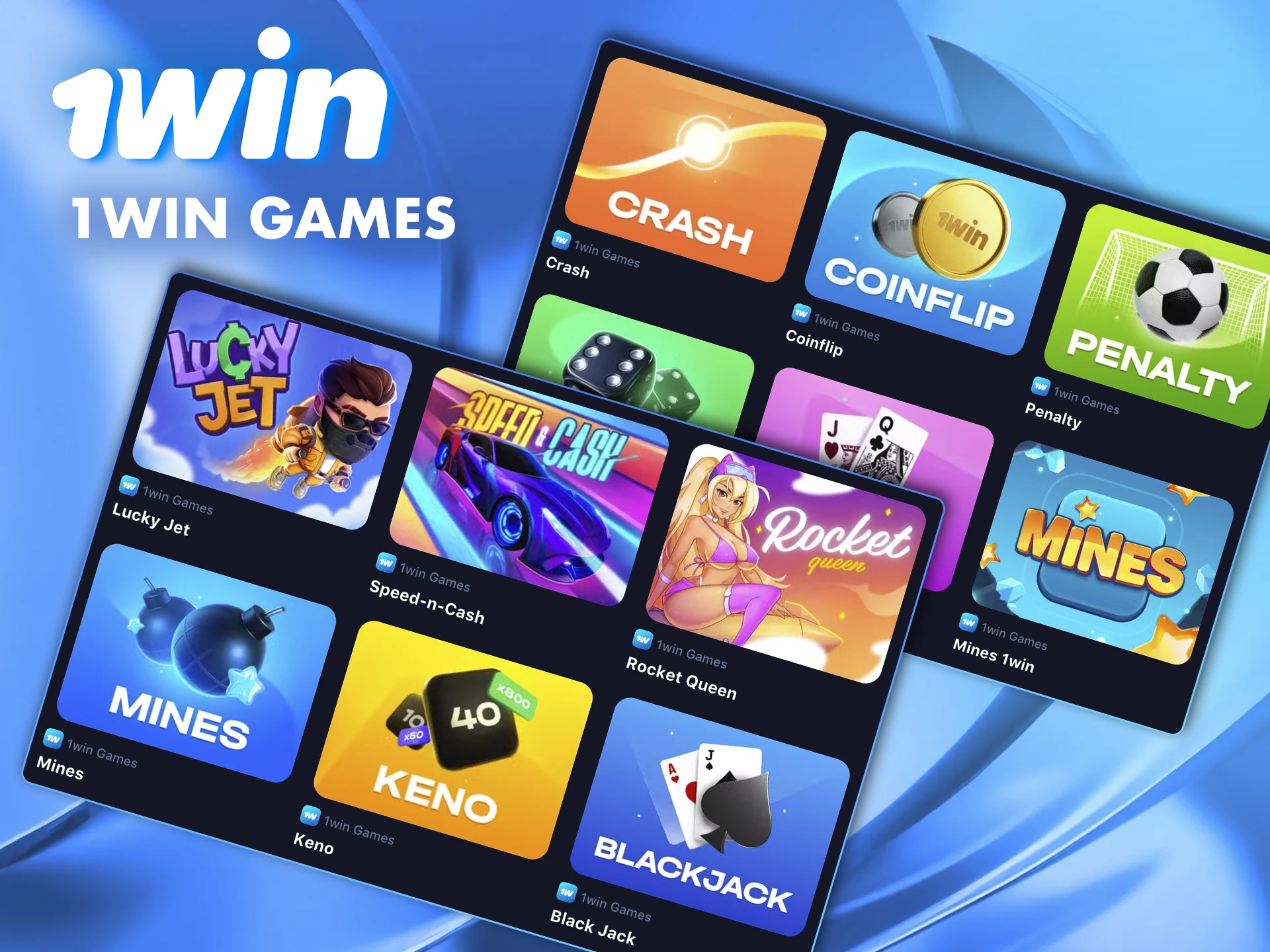 Games from 1win have the highest RTP rate.