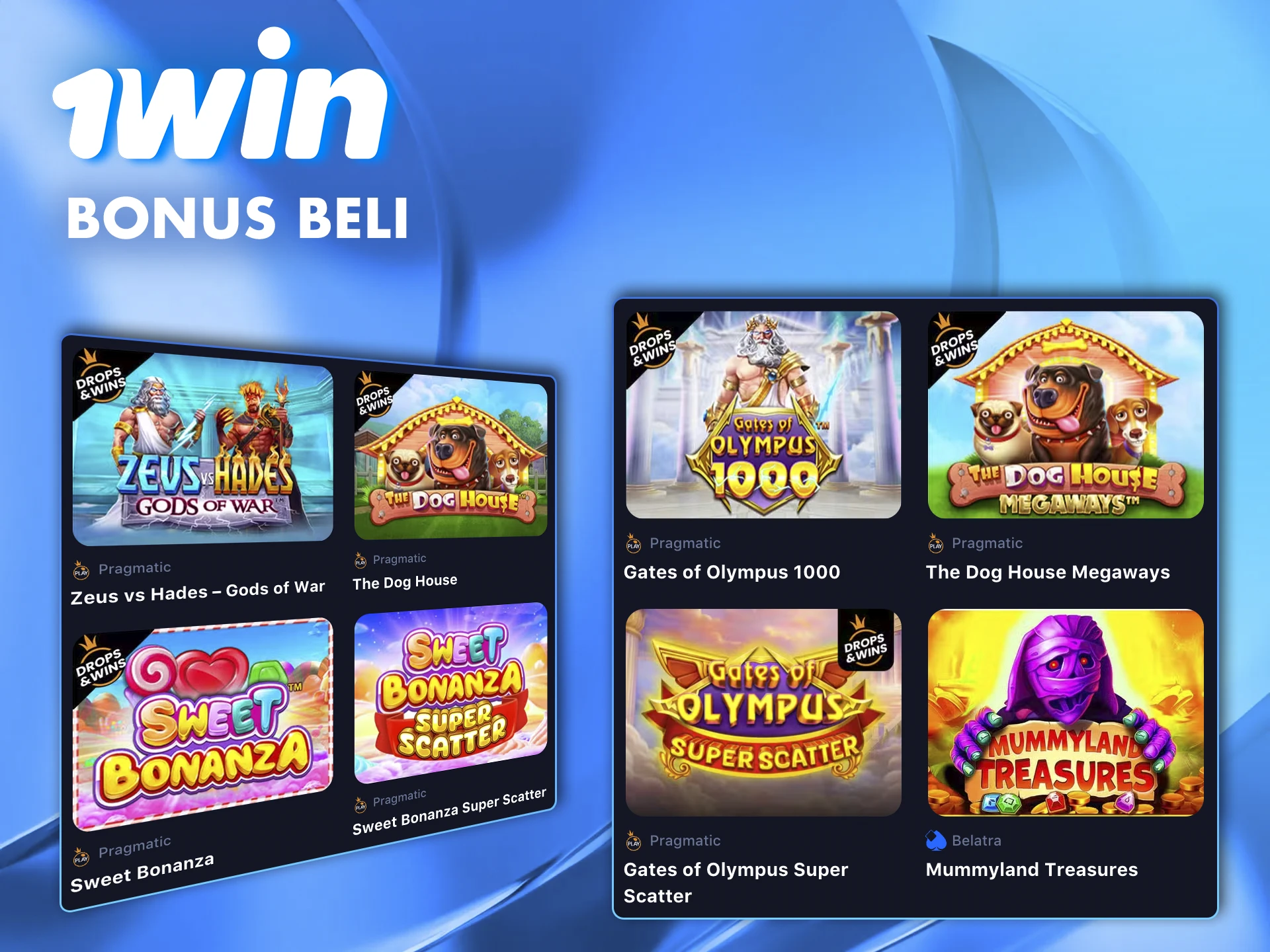Temukan keuntungan utama dari permainan Bonus Beli di kasino 1win.
