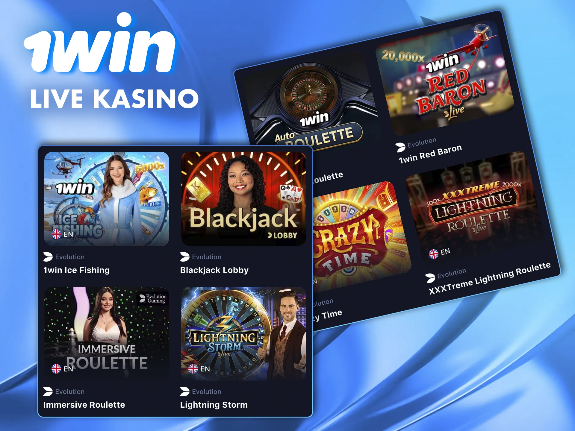 Live Kasino selalu tersedia di situs 1win dan menunggu taruhan besar dan kemenangan Anda.