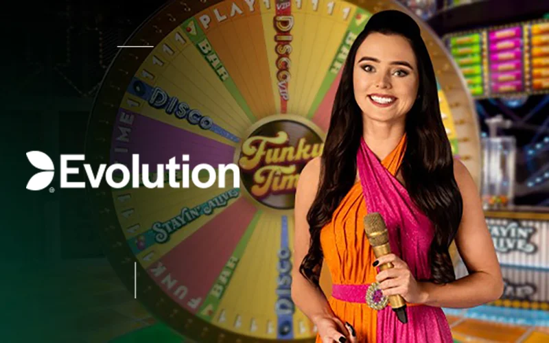 Pertunjukan yang penuh warna dan banyak hadiah menanti Anda di permainan Funky Time di situs web kasino 1win.